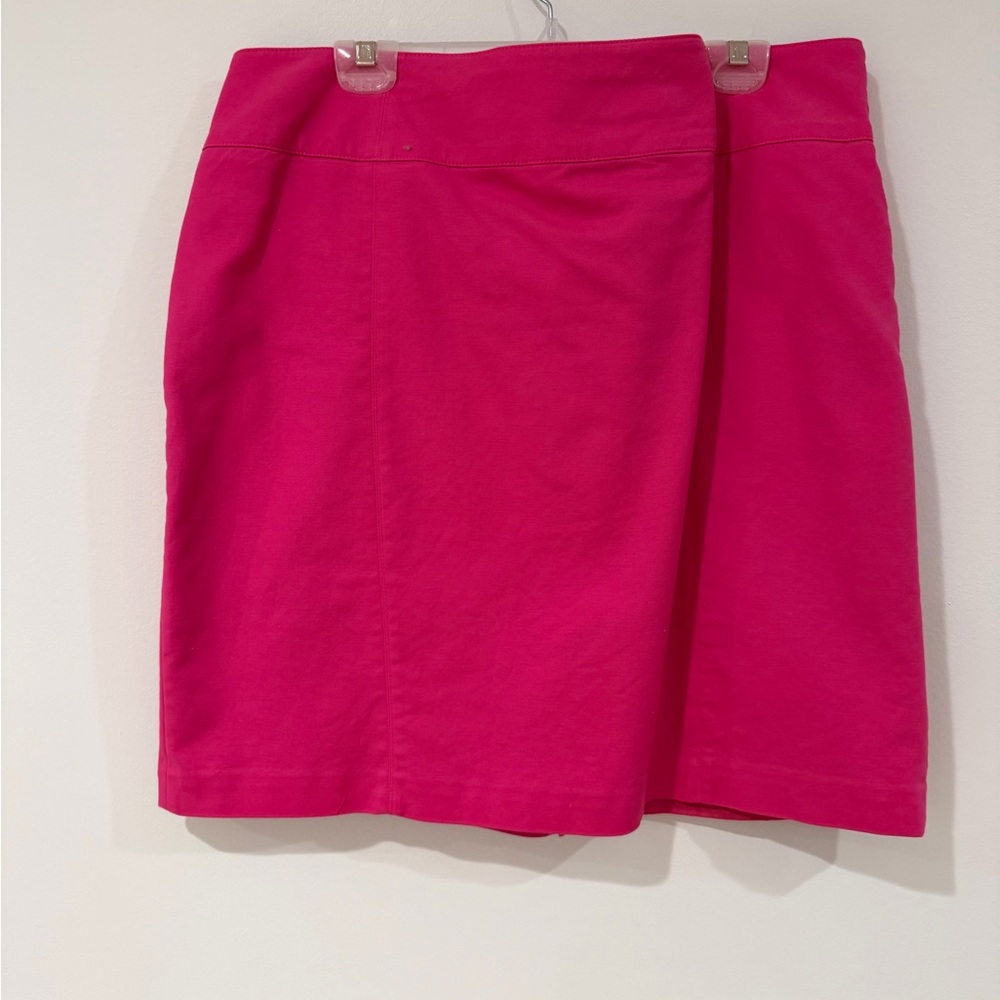 Women's Hot Pink Straight Skirt